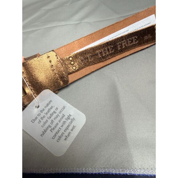 NWT Free People We The Free Metallic Jona Belt size M/L main image 10